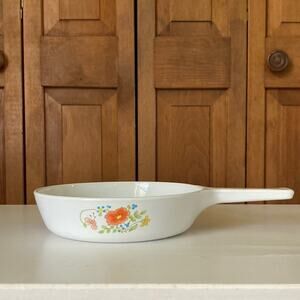 Vintage Corningware “Wildflower” Menuette Skillet, P-83-B